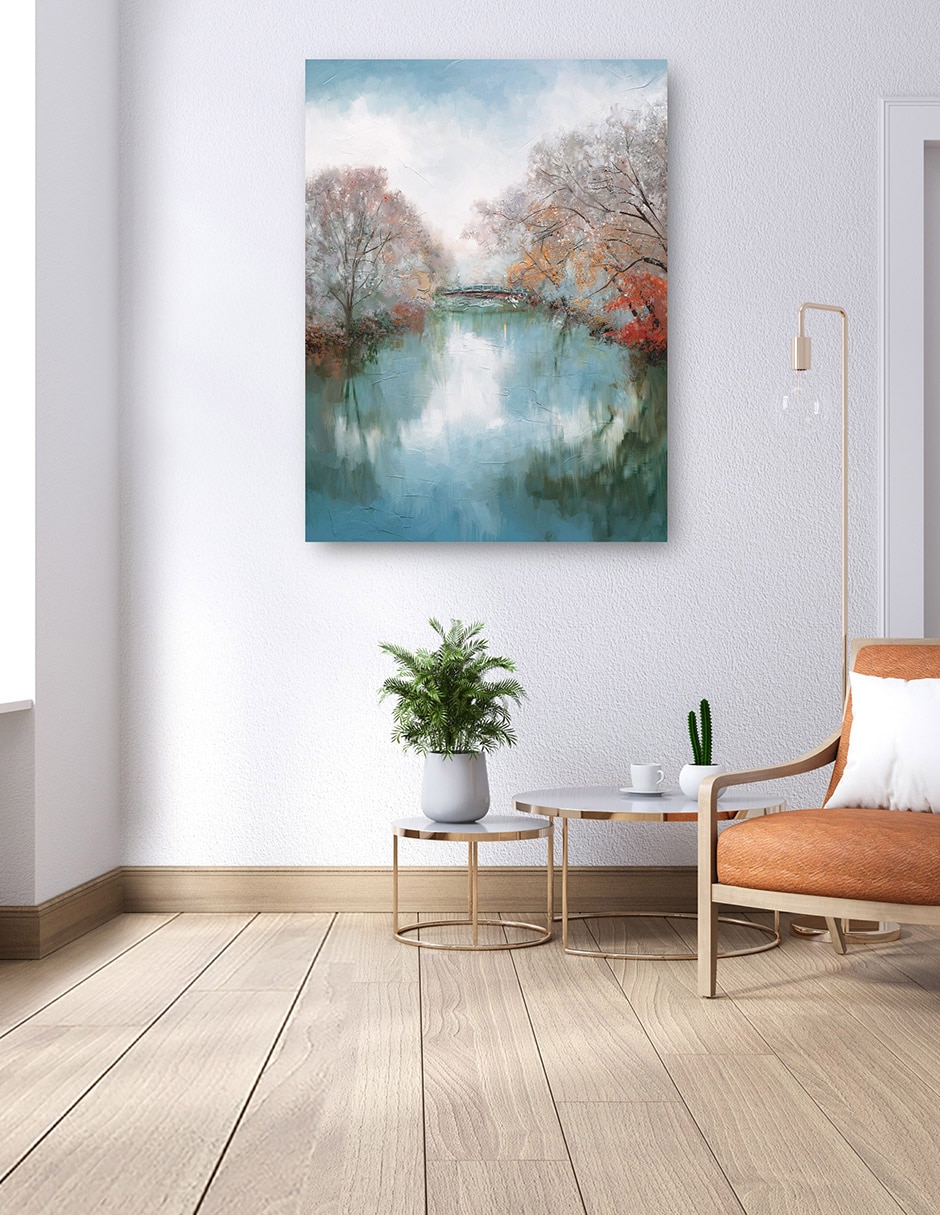Cuadro decorativo Soñador técnica mixta Lagos 6