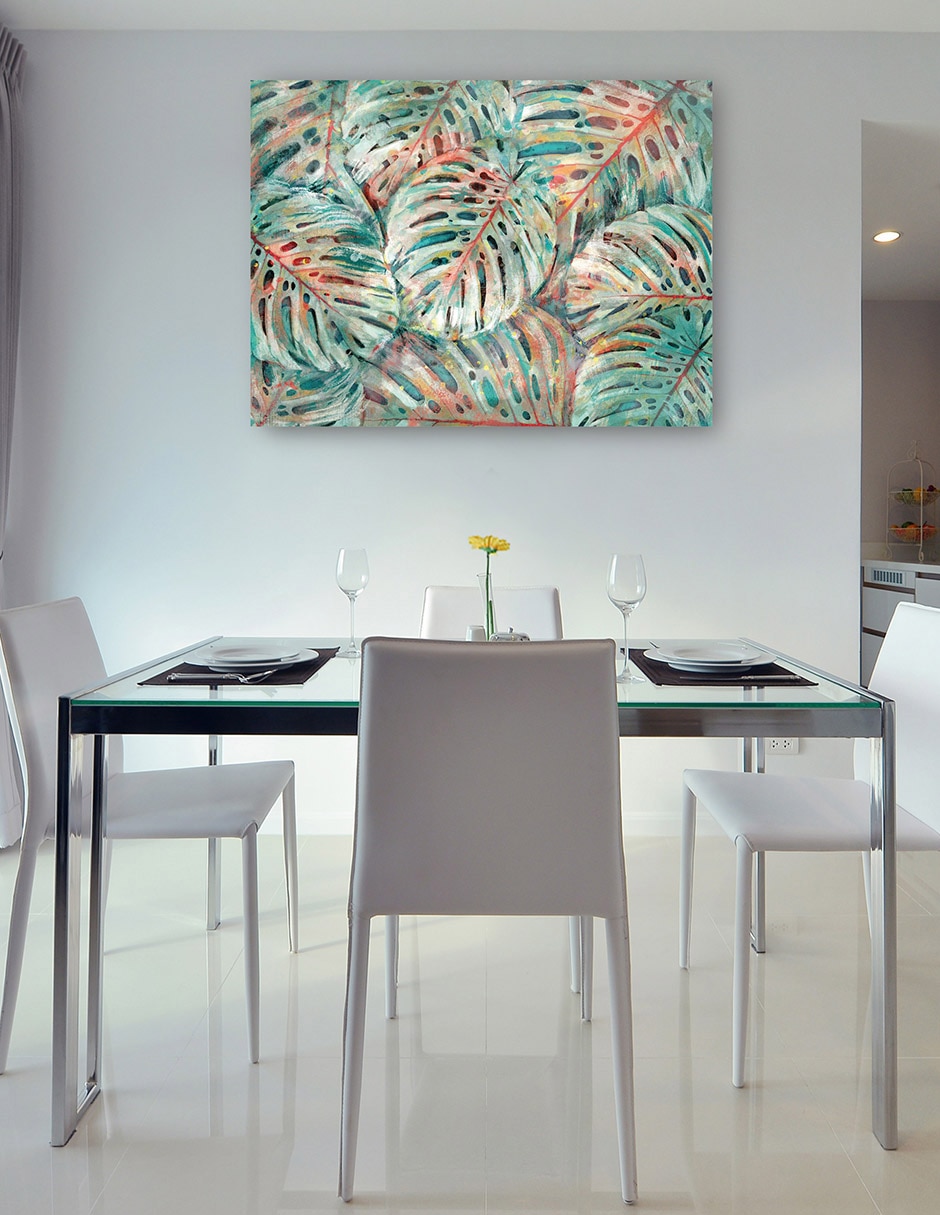 Cuadro decorativo Sueño tropical técnica mixta Floración 6