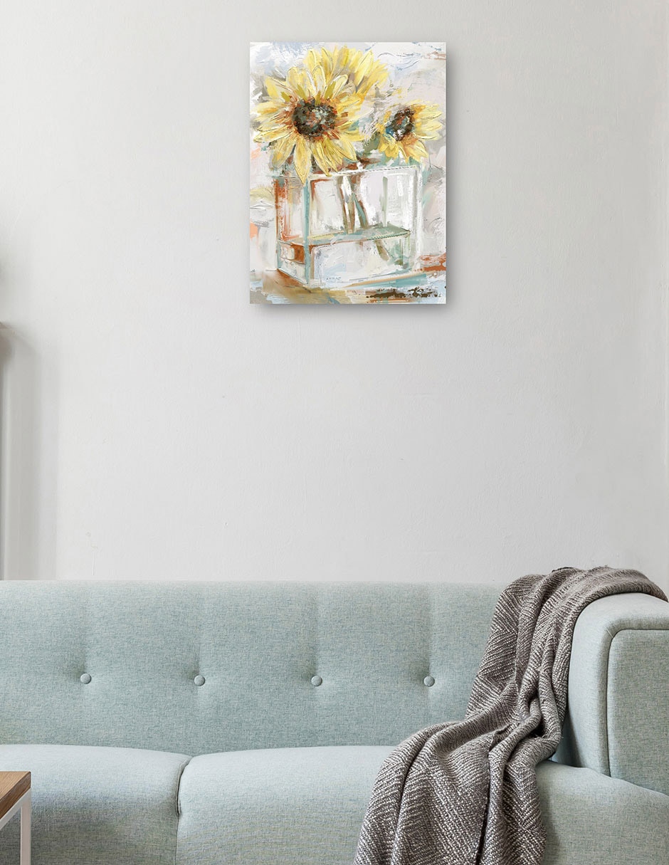 Cuadro decorativo Tournesoles técnica mixta Girasoles 2