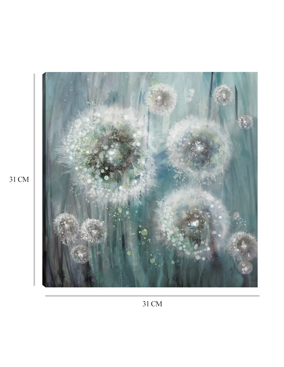 Cuadro decorativo Sueño de diente de león técnica mixta Floración 9