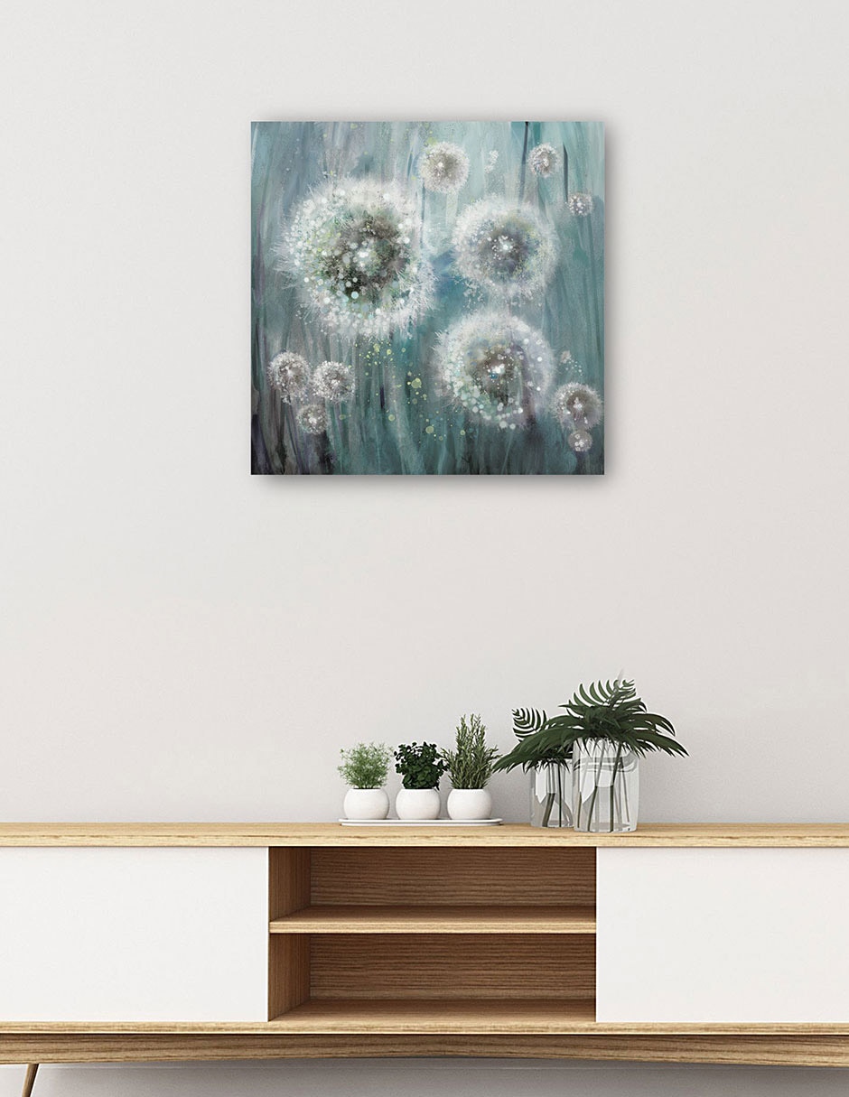 Cuadro decorativo Sueño de diente de león técnica mixta Floración 5