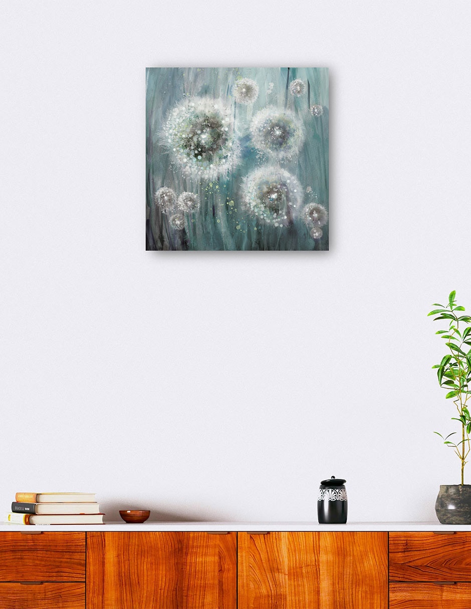 Cuadro decorativo Sueño de diente de león técnica mixta Floración 6