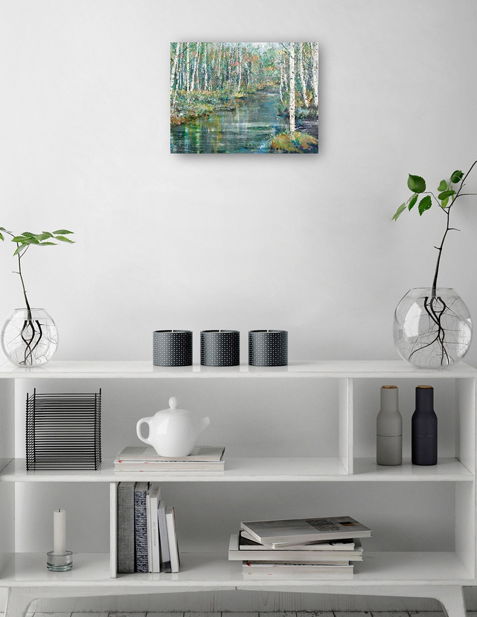 Cuadro decorativo Transmisión técnica mixta Lagos 2