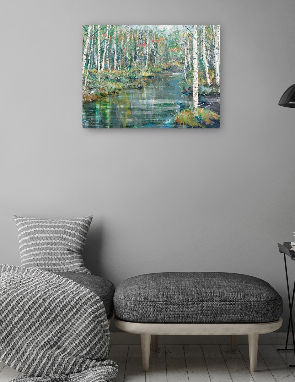 Cuadro decorativo Transmisión técnica mixta Lagos 4