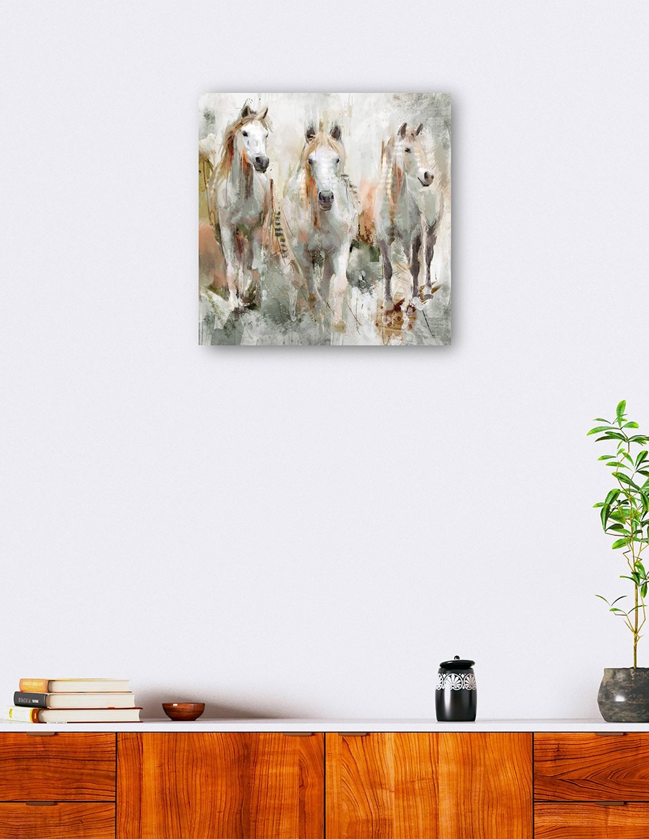 Cuadro decorativo Trifecta técnica mixta Animales Domésticos 6