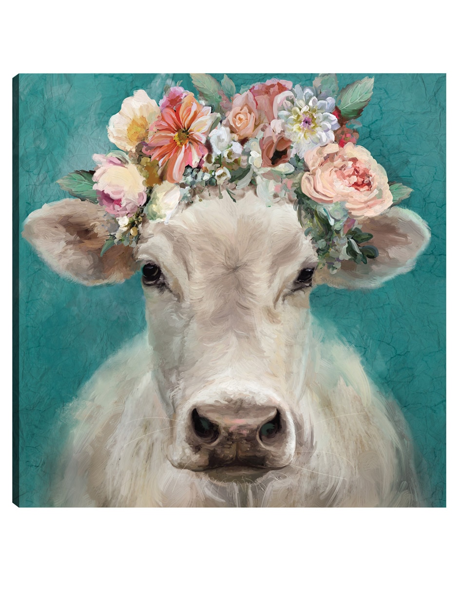 Cuadro decorativo Vacas de lujo I técnica mixta Animales Domésticos