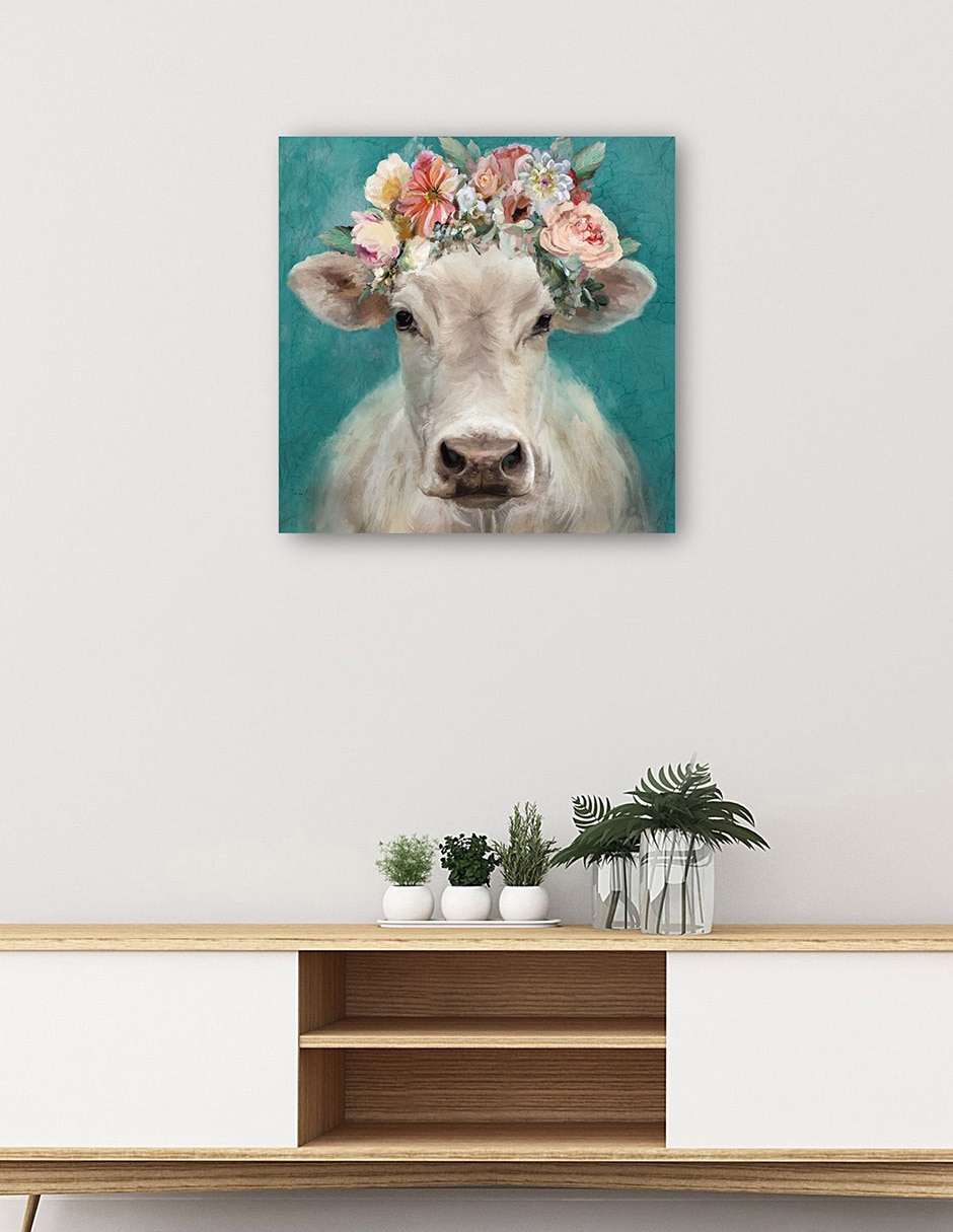 Cuadro decorativo Vacas de lujo I técnica mixta Animales Domésticos 5