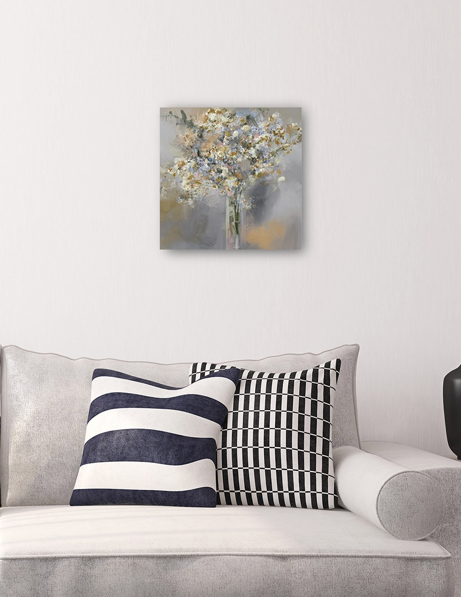 Cuadro decorativo Tribeca I Oro técnica mixta Floreros 4