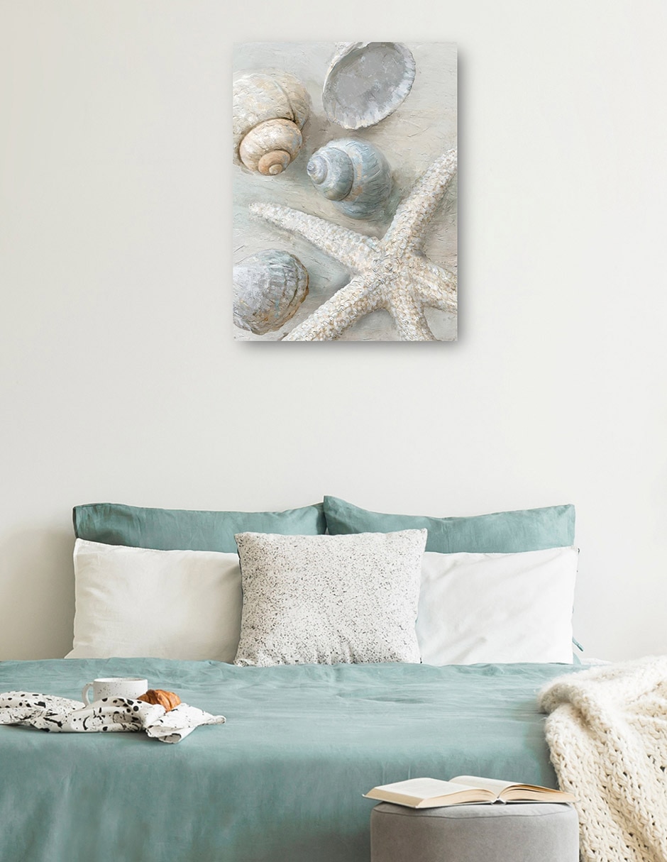 Cuadro decorativo Tesoros técnica mixta Animales Marinos 3