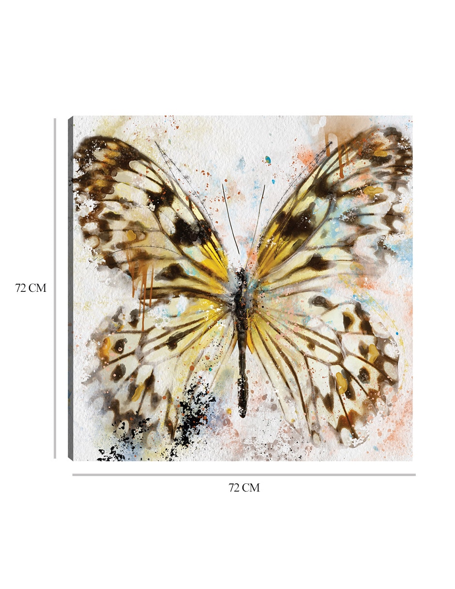 Cuadro decorativo Vuelos de Fancy IV técnica mixta Vida Silvestre 2