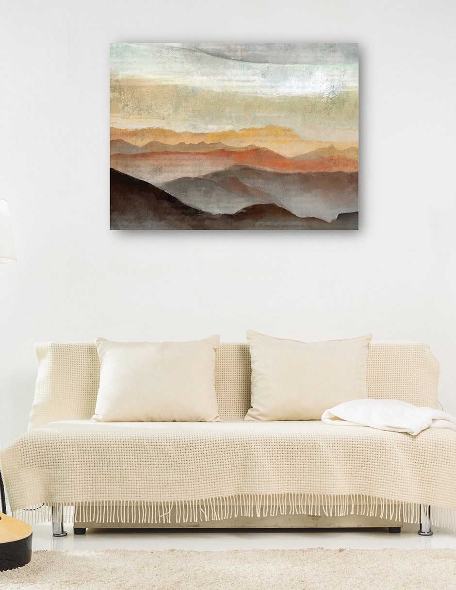 Cuadro decorativo técnica mixta Campos 6