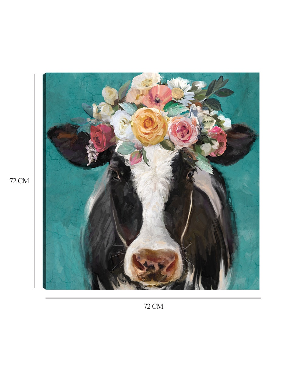 Cuadro decorativo Vacas de lujo II técnica mixta Animales Domésticos 2