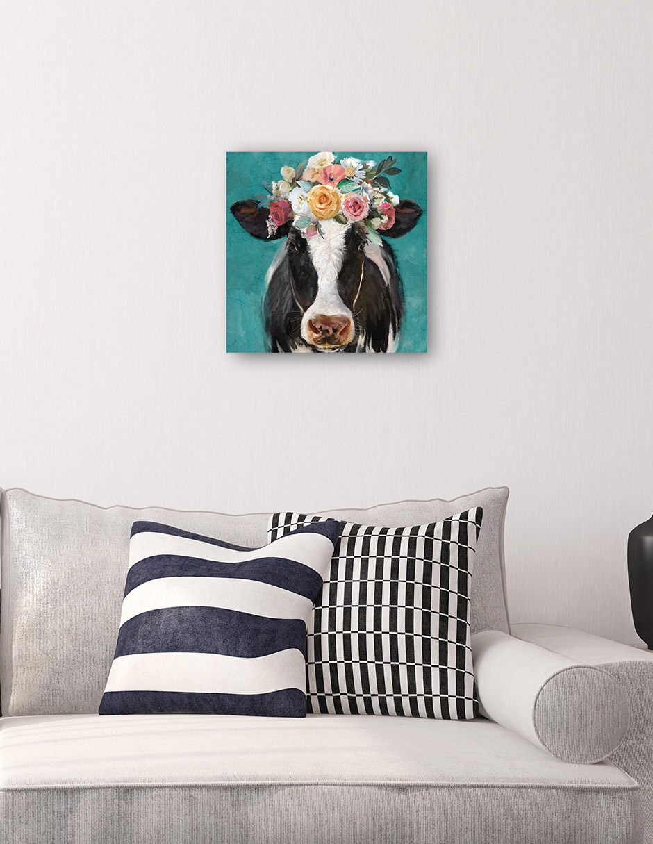 Cuadro decorativo Vacas de lujo II técnica mixta Animales Domésticos 5