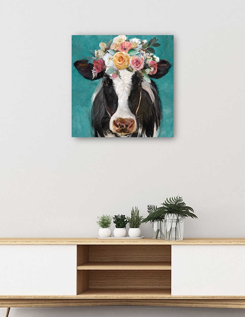 Cuadro decorativo Vacas de lujo II técnica mixta Animales Domésticos 6