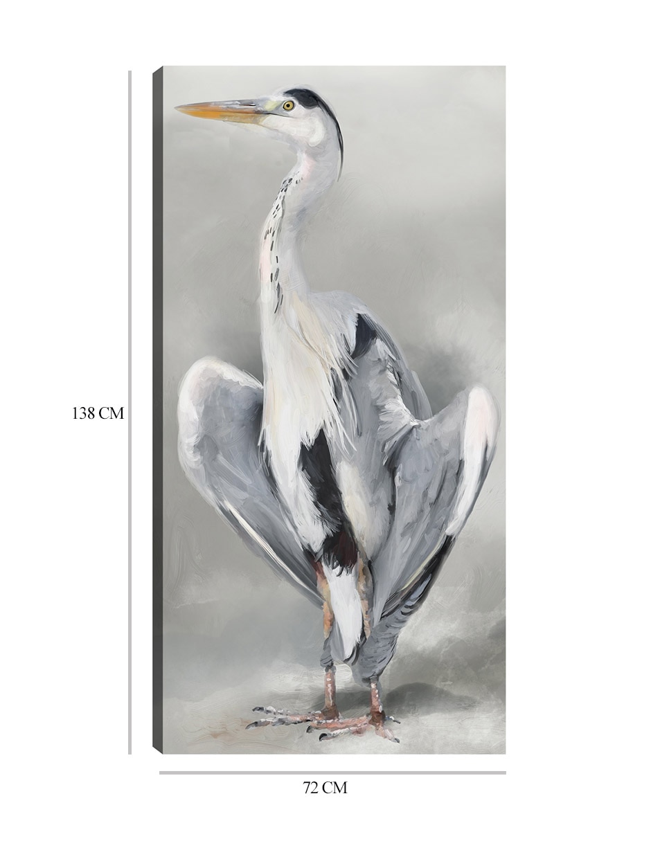 Cuadro decorativo Vigilancia II técnica mixta Aves Silvestres 9