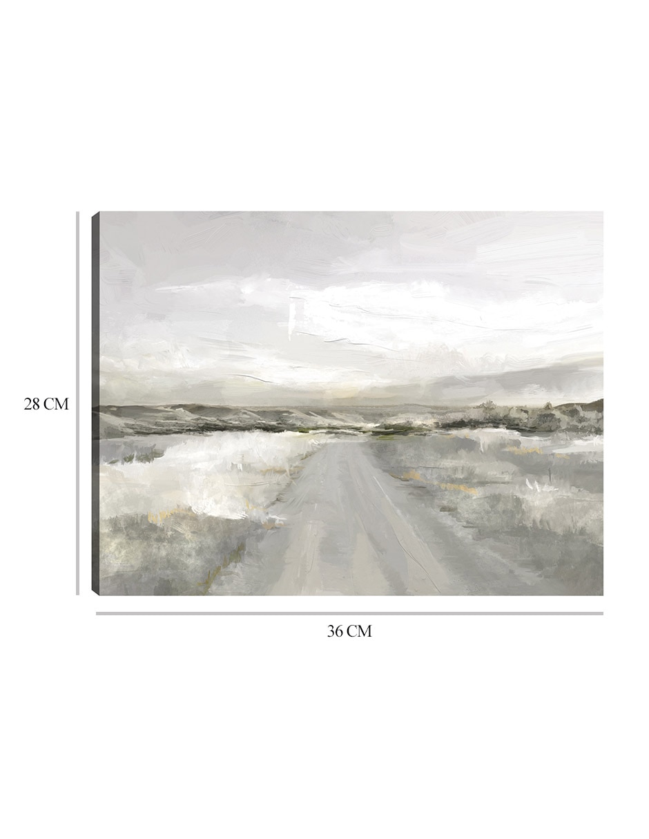 Cuadro decorativo Viaje al campo técnica mixta Caminos 3