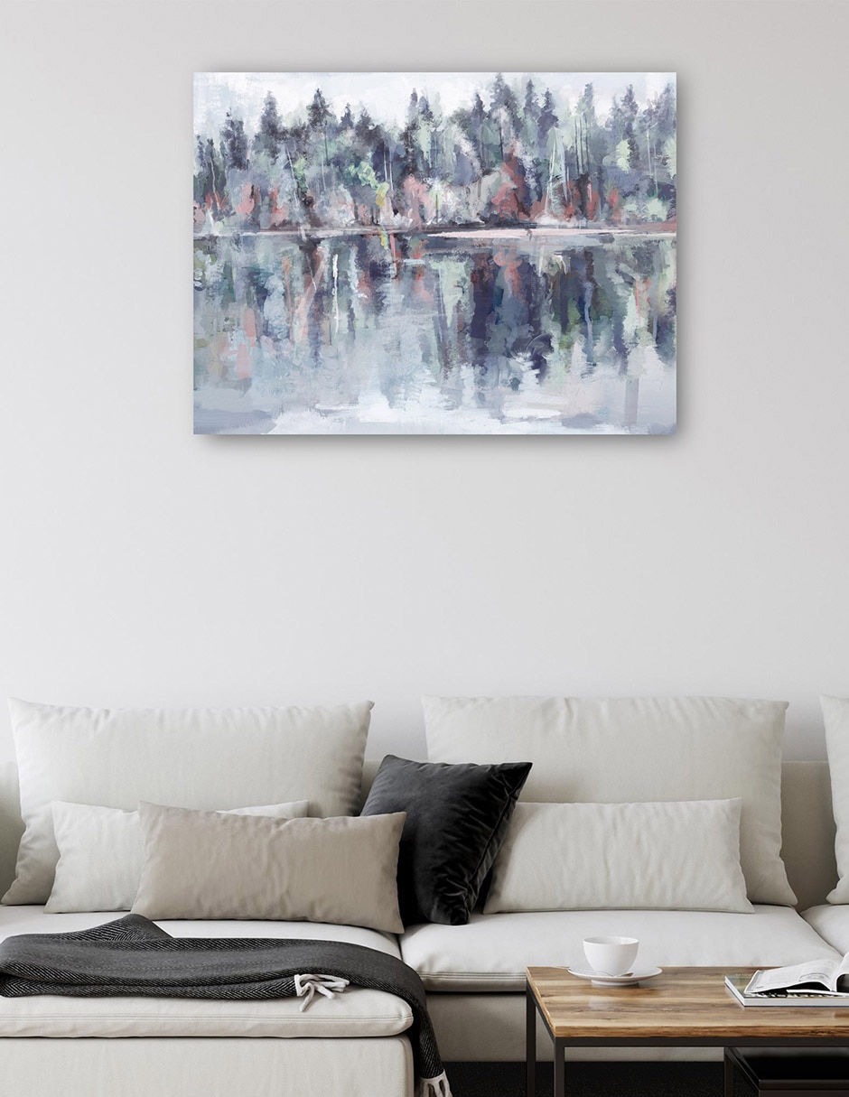 Cuadro decorativo técnica mixta Lagos 5