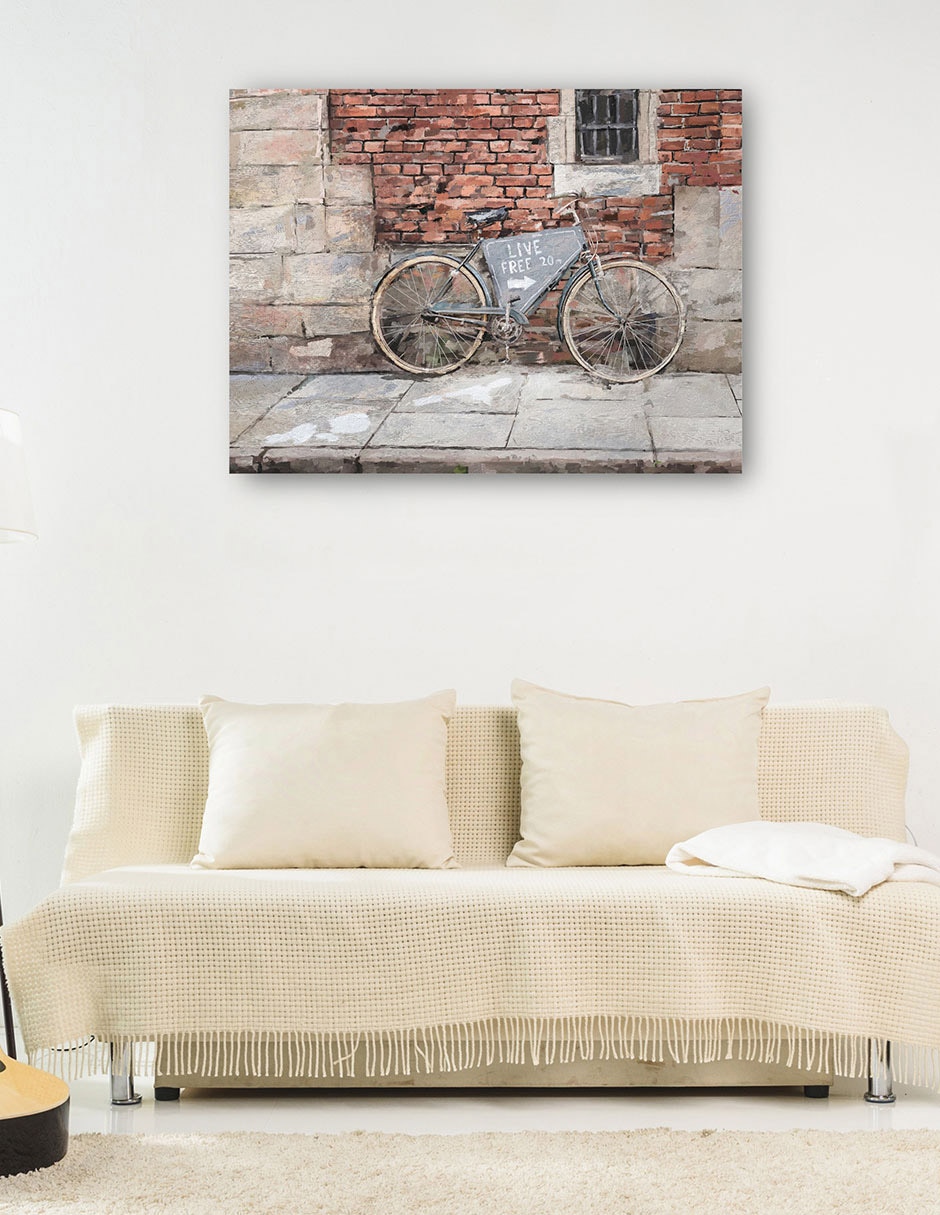 Cuadro decorativo técnica mixta Lugares 6