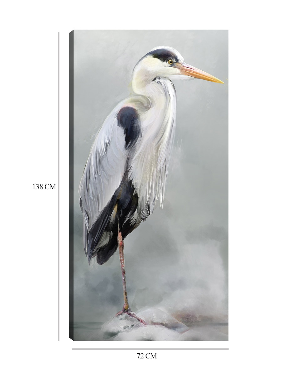 Cuadro decorativo Vigilancia I técnica mixta Aves Silvestres 9