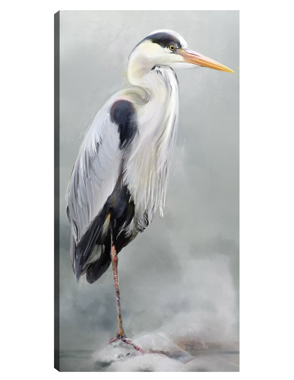 Cuadro decorativo Vigilancia I técnica mixta Aves Silvestres