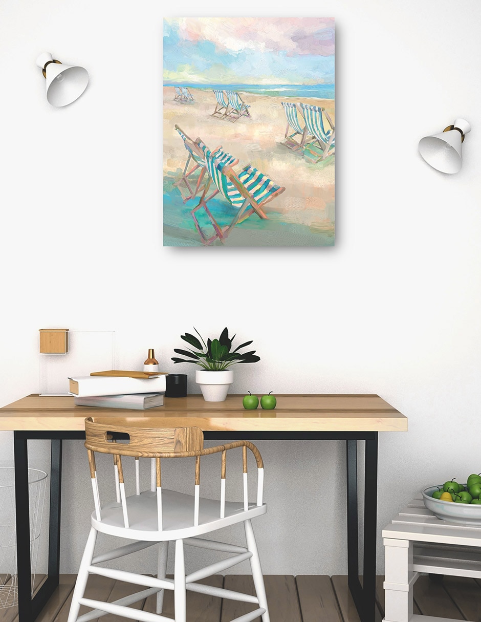 Cuadro decorativo Vista marítima técnica mixta Playas 4