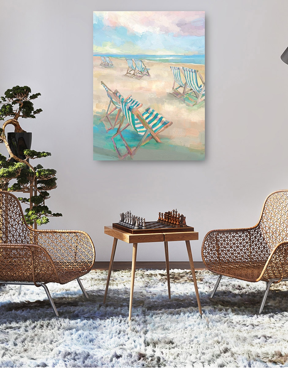 Cuadro decorativo Vista marítima técnica mixta Playas 5