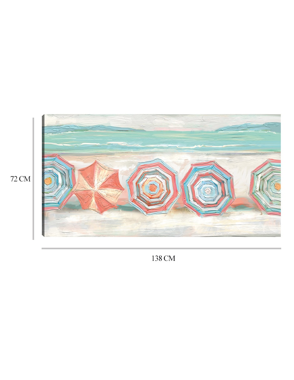 Cuadro decorativo Vistas al sol I técnica mixta Playas 2