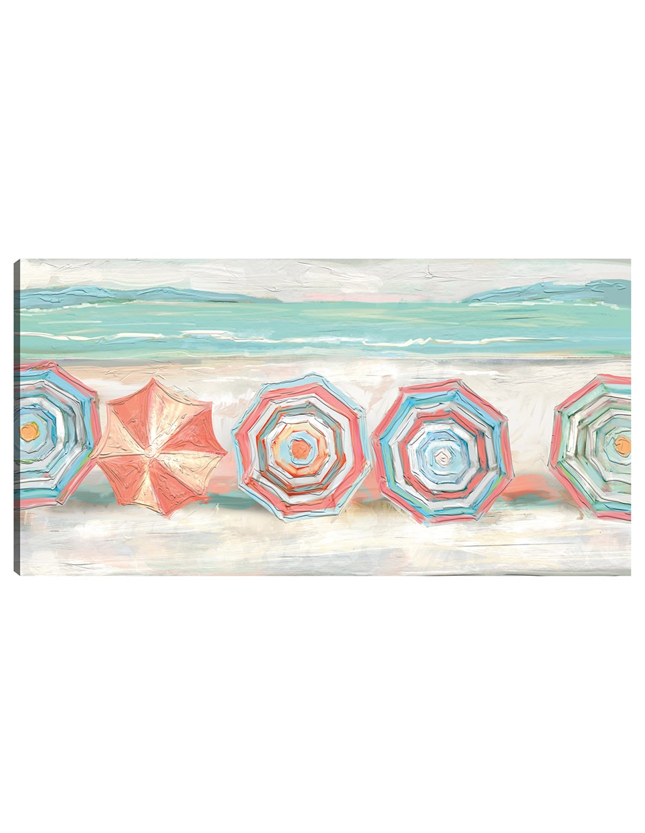 Cuadro decorativo Vistas al sol I técnica mixta Playas
