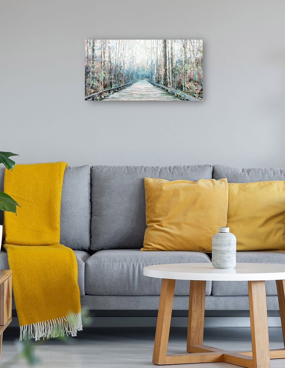 Cuadro decorativo Viaje de verano técnica mixta Caminos 5