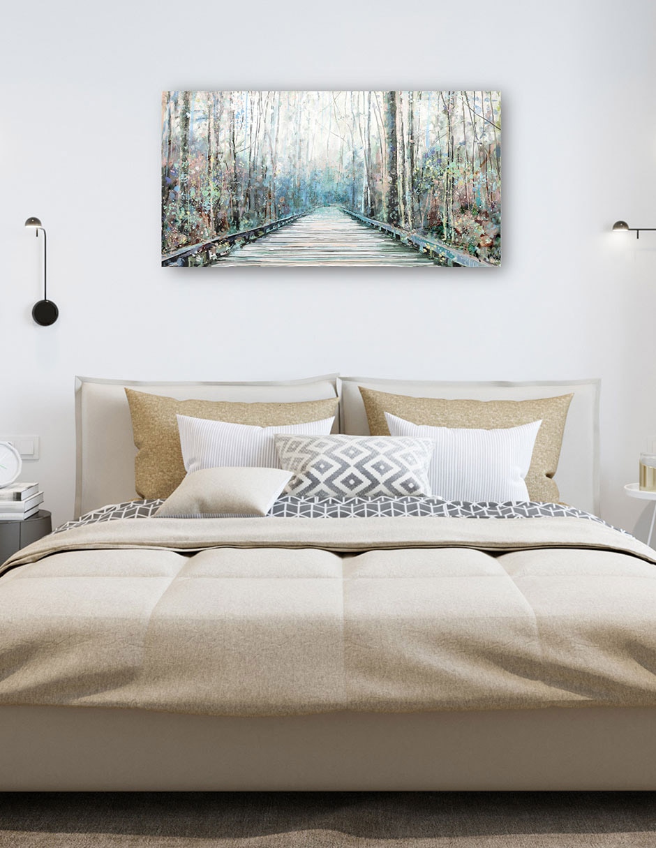 Cuadro decorativo Viaje de verano técnica mixta Caminos 7
