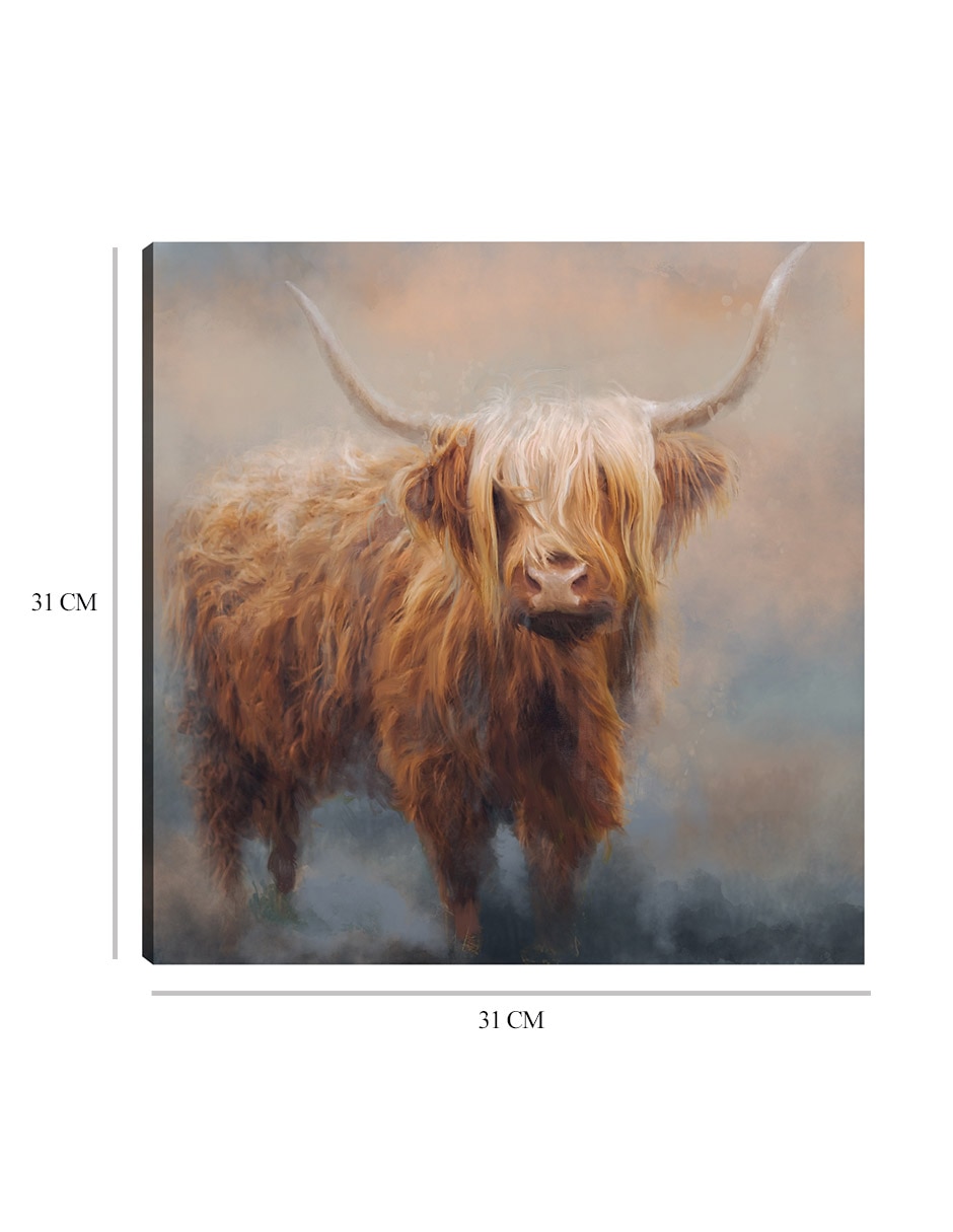 Cuadro decorativo Wally técnica mixta Animales Domésticos 2