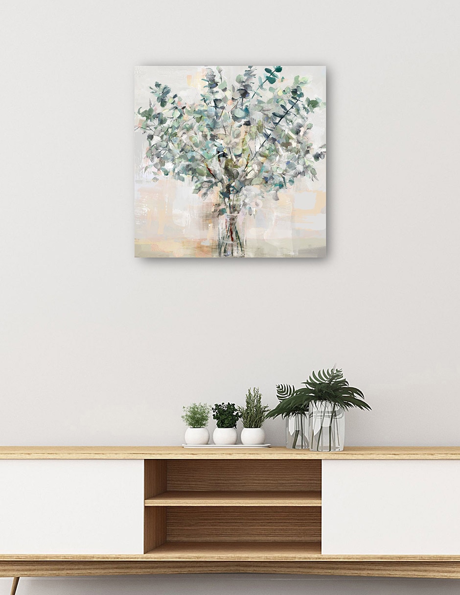 Cuadro decorativo Verduras esenciales I técnica mixta Floreros 6