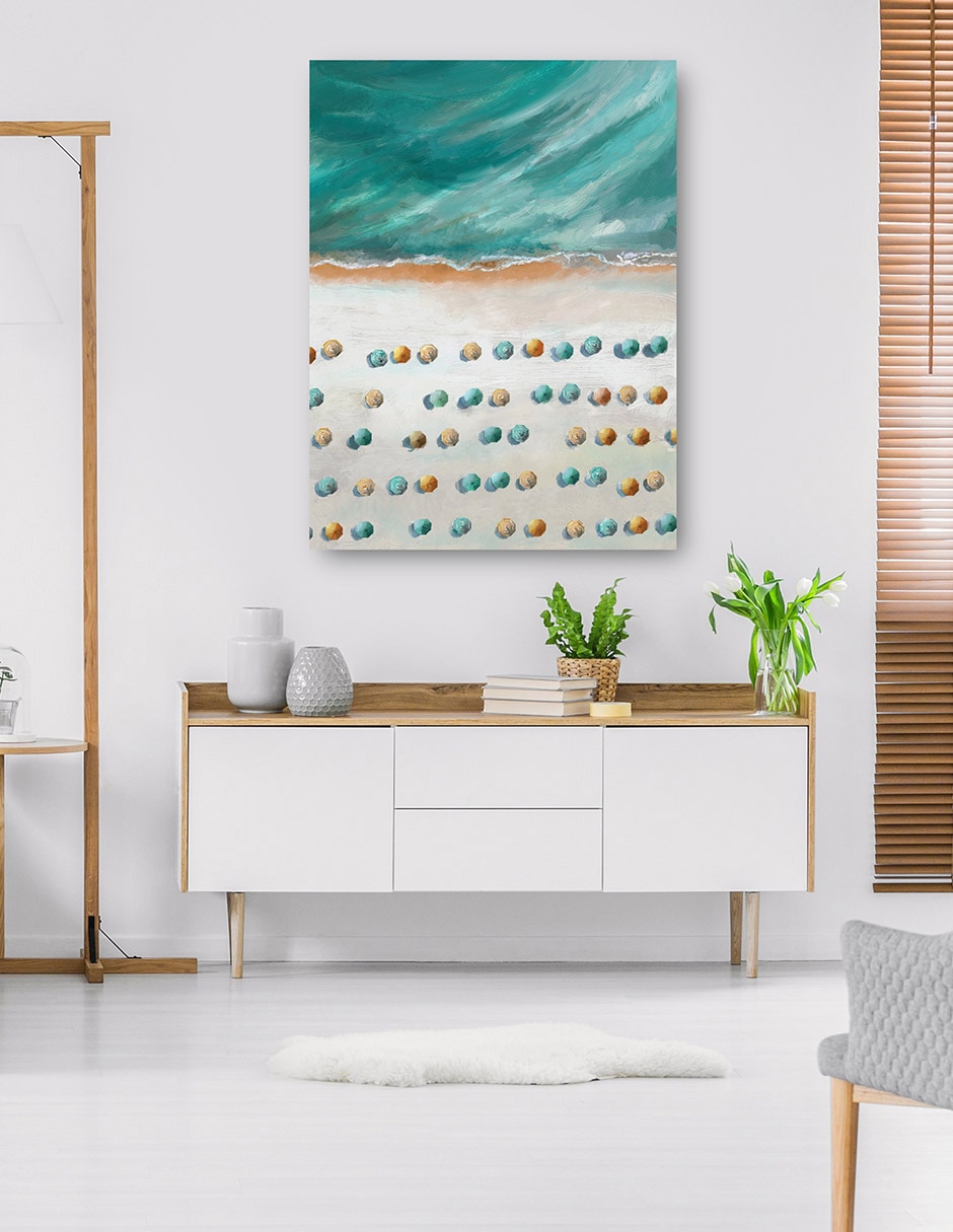 Cuadro decorativo Vista perfecta II técnica mixta Playas 6