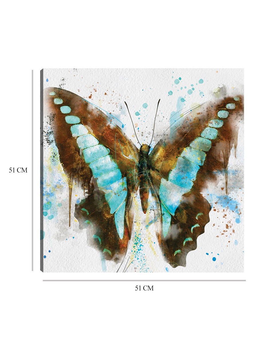 Cuadro decorativo Vuelos de Fancy II técnica mixta Vida Silvestre 2