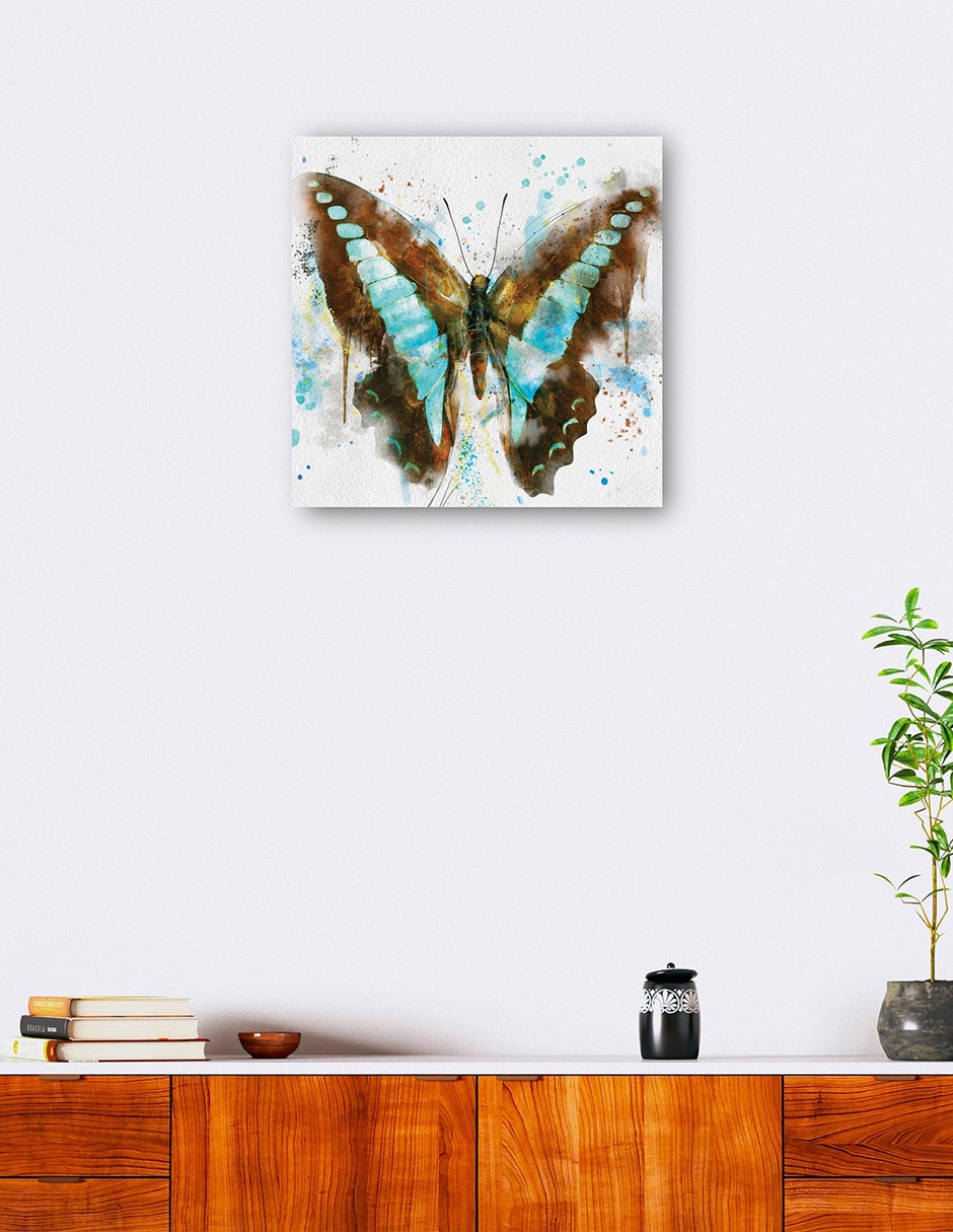 Cuadro decorativo Vuelos de Fancy II técnica mixta Vida Silvestre 6