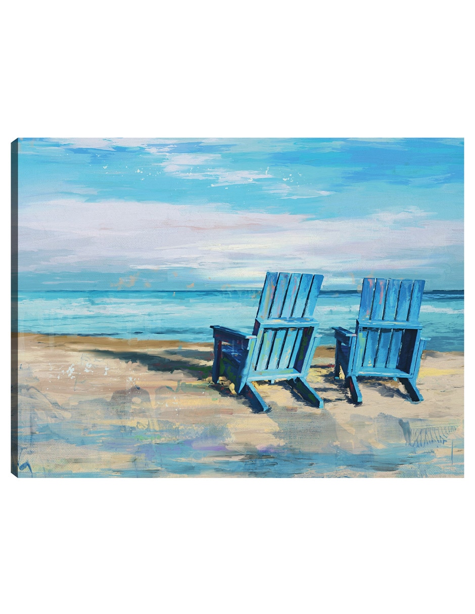 Cuadro decorativo Vista frente al mar V1 técnica mixta Playas Cuadro decorativo Vista frente al mar V1 técnica mixta Playas