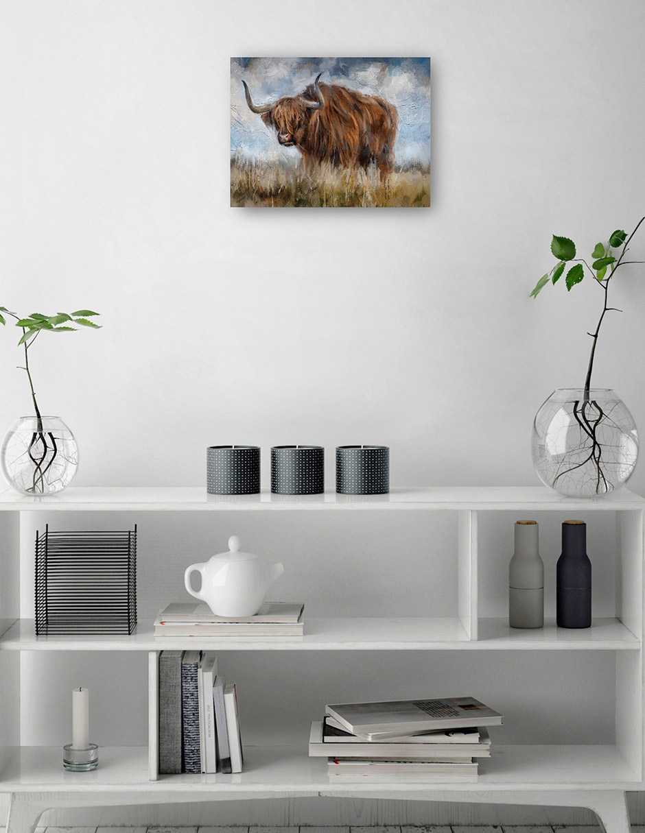 Cuadro decorativo Viaje de estudios técnica mixta Animales Domésticos 2