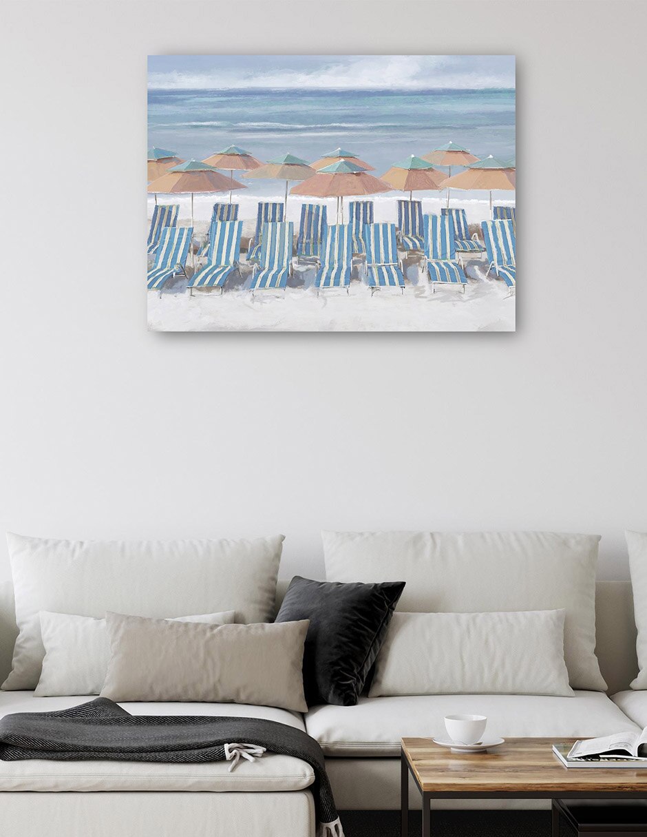 Cuadro decorativo técnica mixta Playas 5