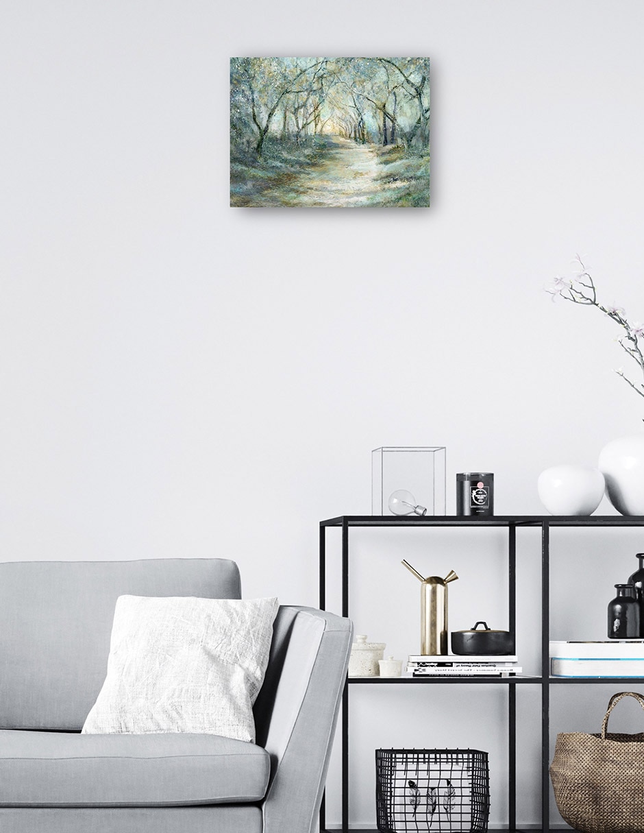 Cuadro decorativo Viaje encantado técnica mixta Caminos 2