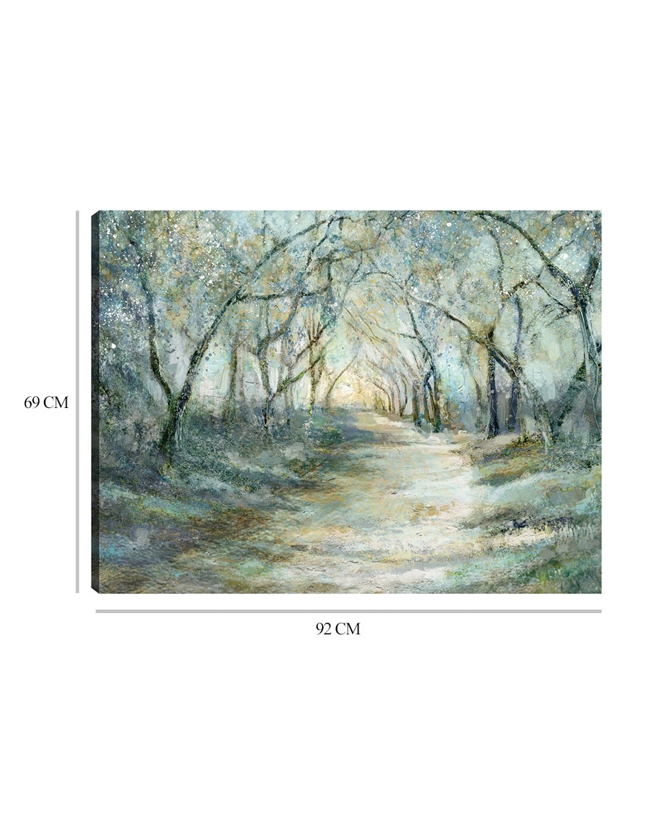 Cuadro decorativo Viaje encantado técnica mixta Caminos 2