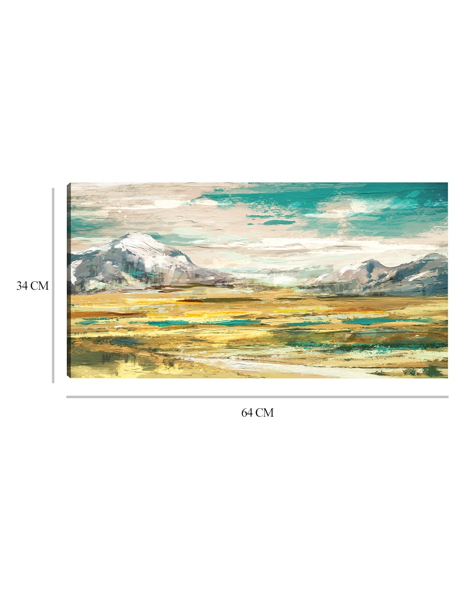 Cuadro decorativo Viaje II técnica mixta Campos 2