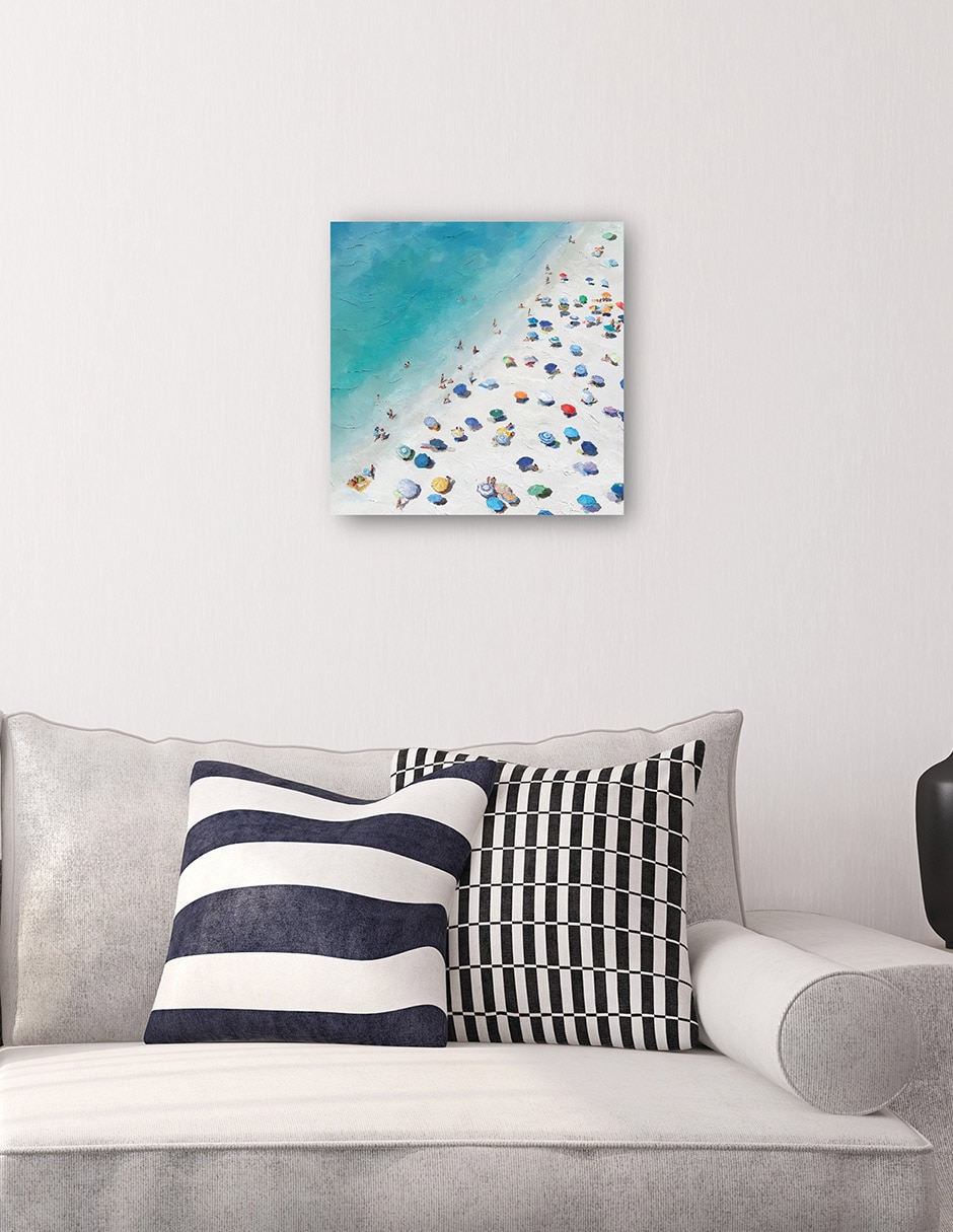 Cuadro decorativo Verano técnica mixta Playas 4