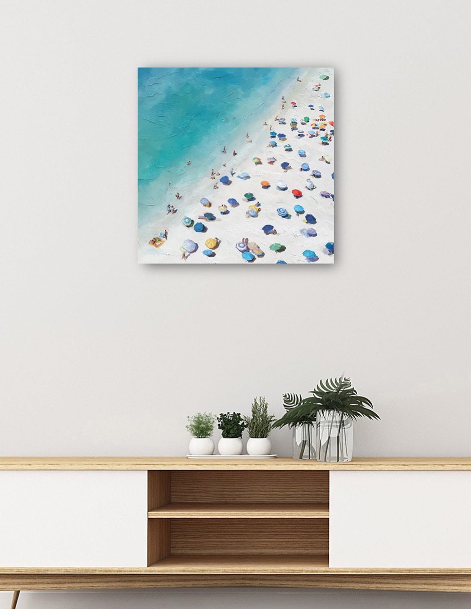 Cuadro decorativo Verano técnica mixta Playas 5
