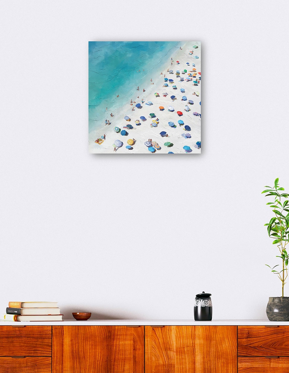 Cuadro decorativo Verano técnica mixta Playas 6