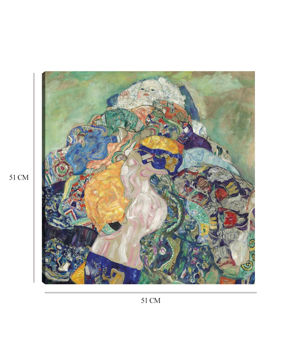 Cuadro decorativo Bebé (Cuna) (1917-1918) técnica mixta Retratos 2