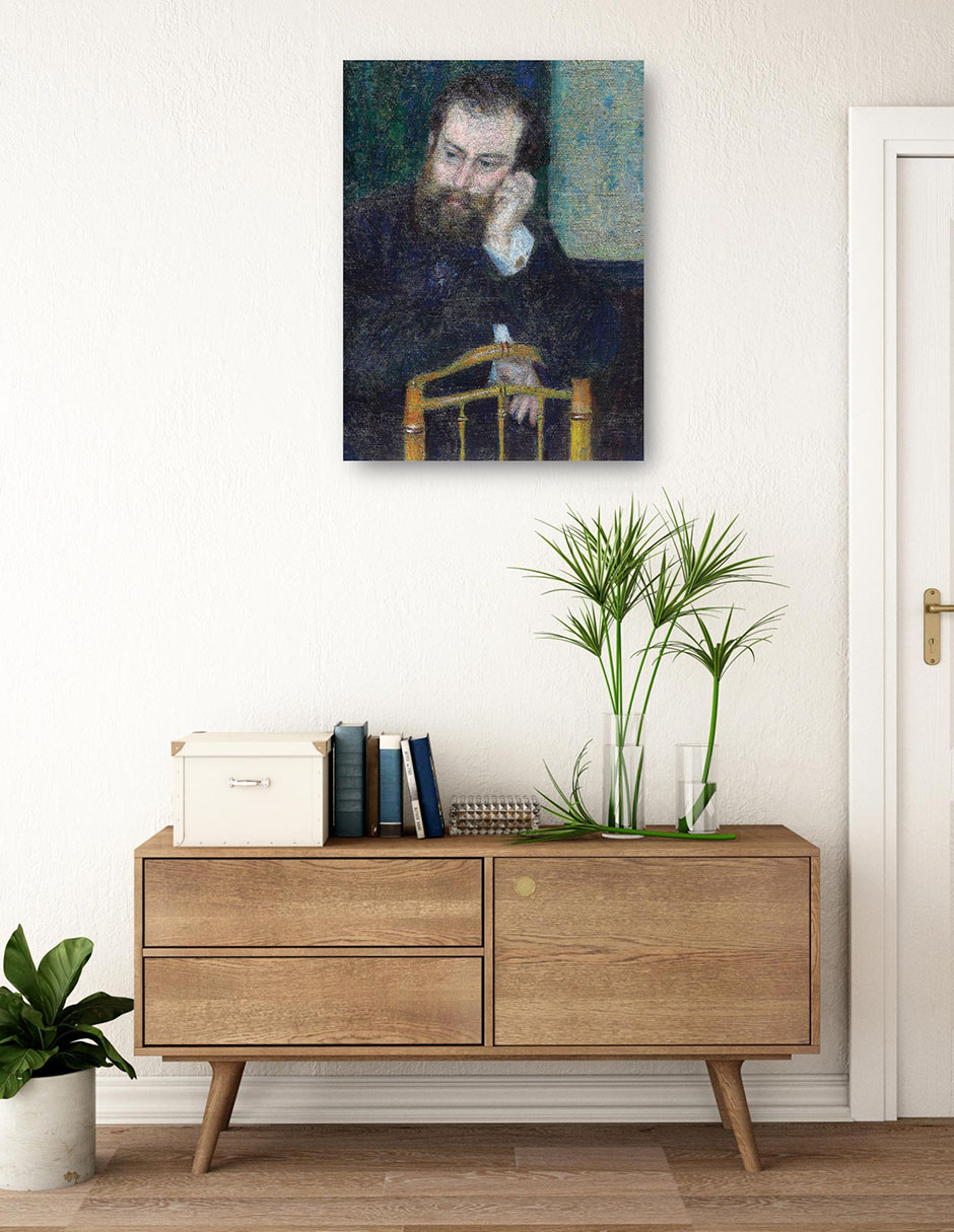 Cuadro decorativo Alfred Sisley (1876) técnica mixta Retratos 3