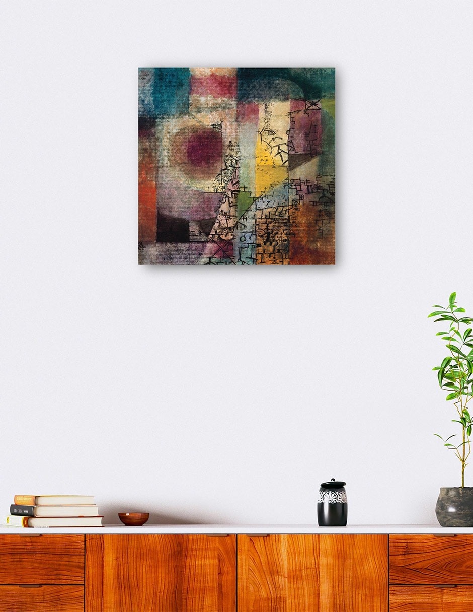 Cuadro decorativo técnica mixta Formas 5