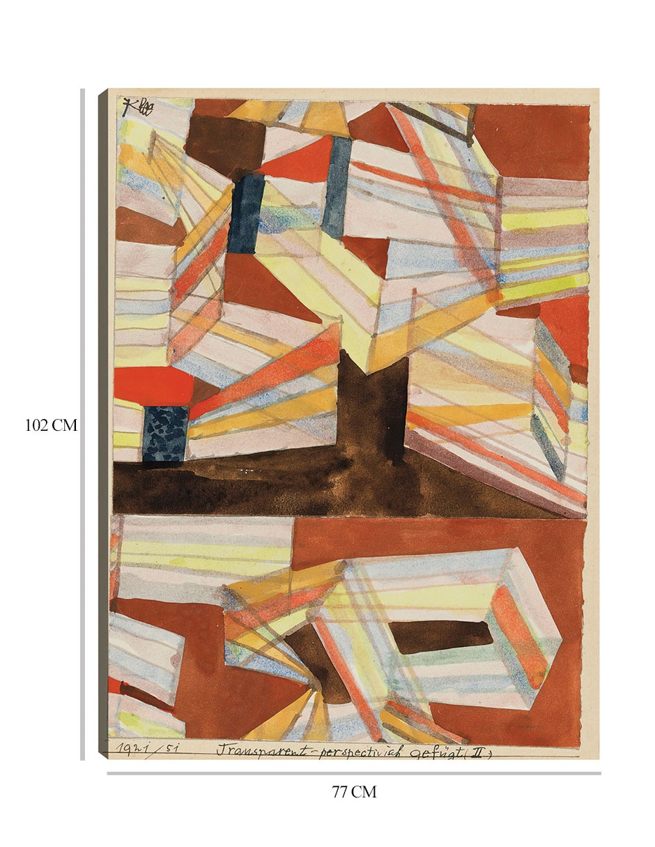 Cuadro decorativo Transparente-perspectivisch gefügt (II.) (1921) técnica mixta Formas 2