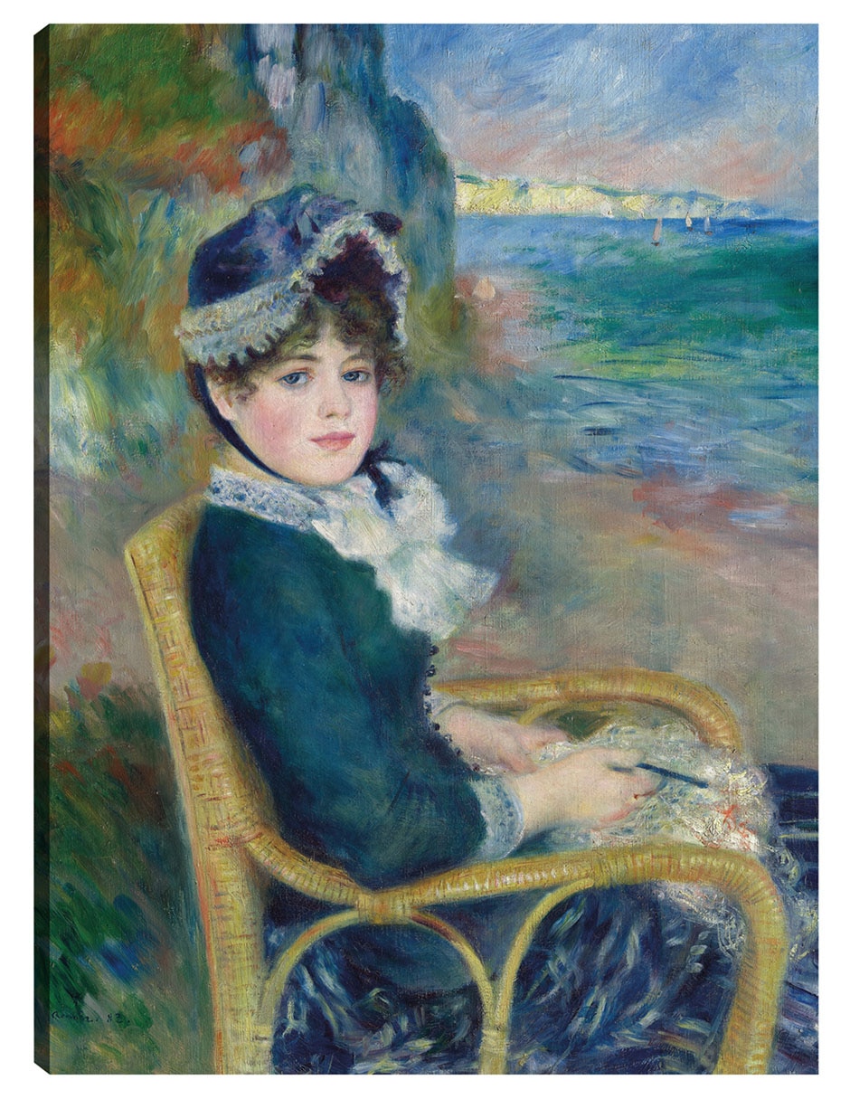Cuadro decorativo A la orilla del mar (1883) técnica mixta Retratos