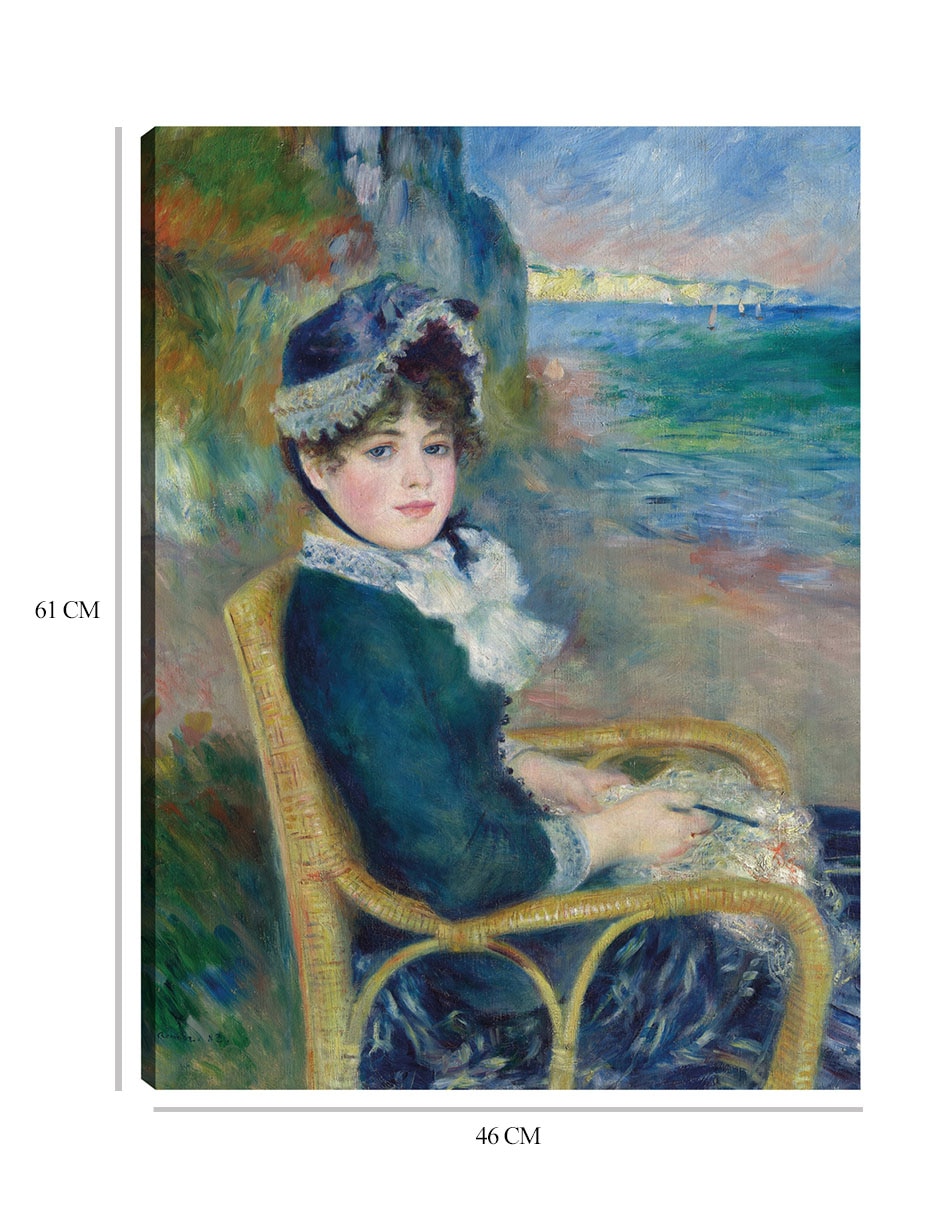 Cuadro decorativo A la orilla del mar (1883) técnica mixta Retratos 2